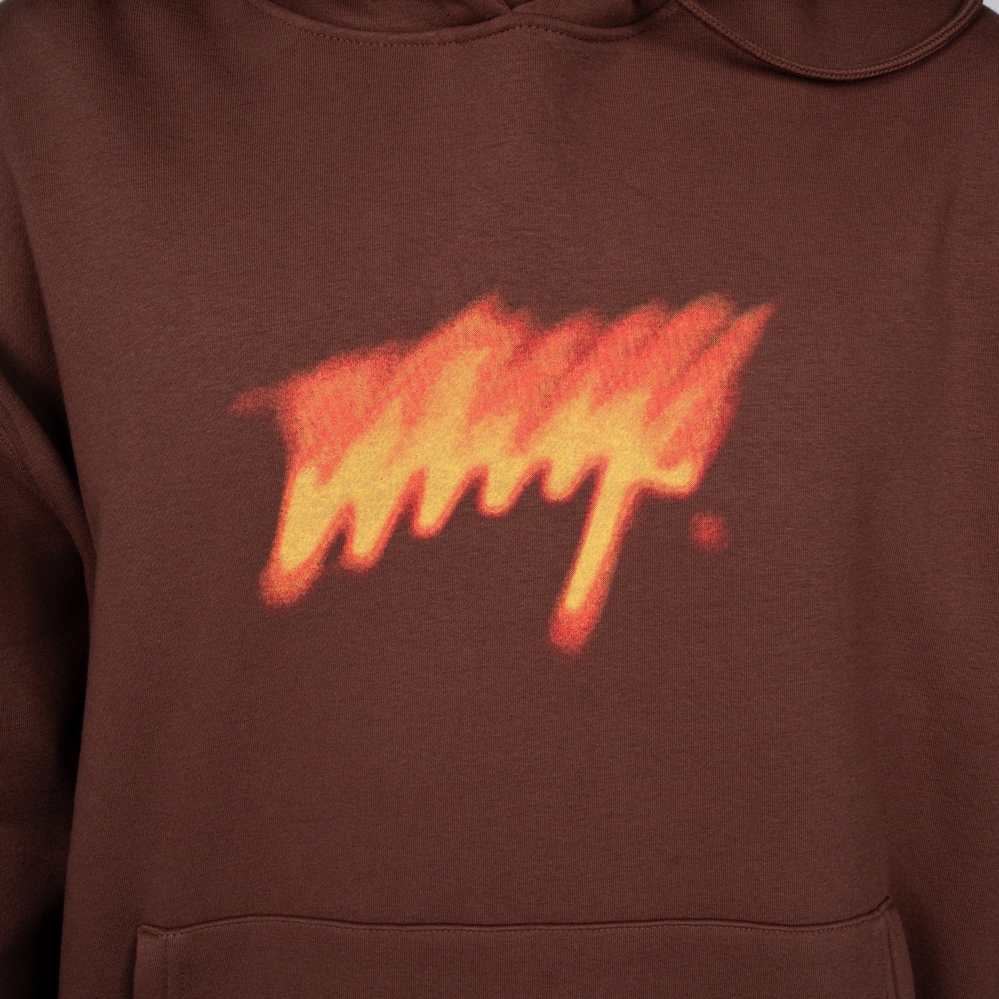 Polerón WhatUp Flame Logo Brown
