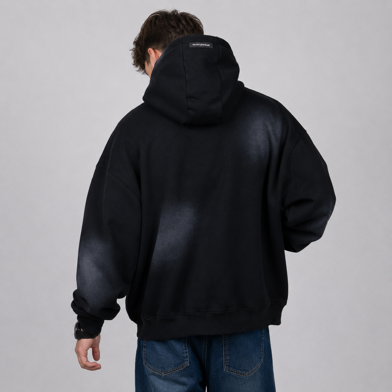 Polerón WhatUp Straps Icon Washed Black