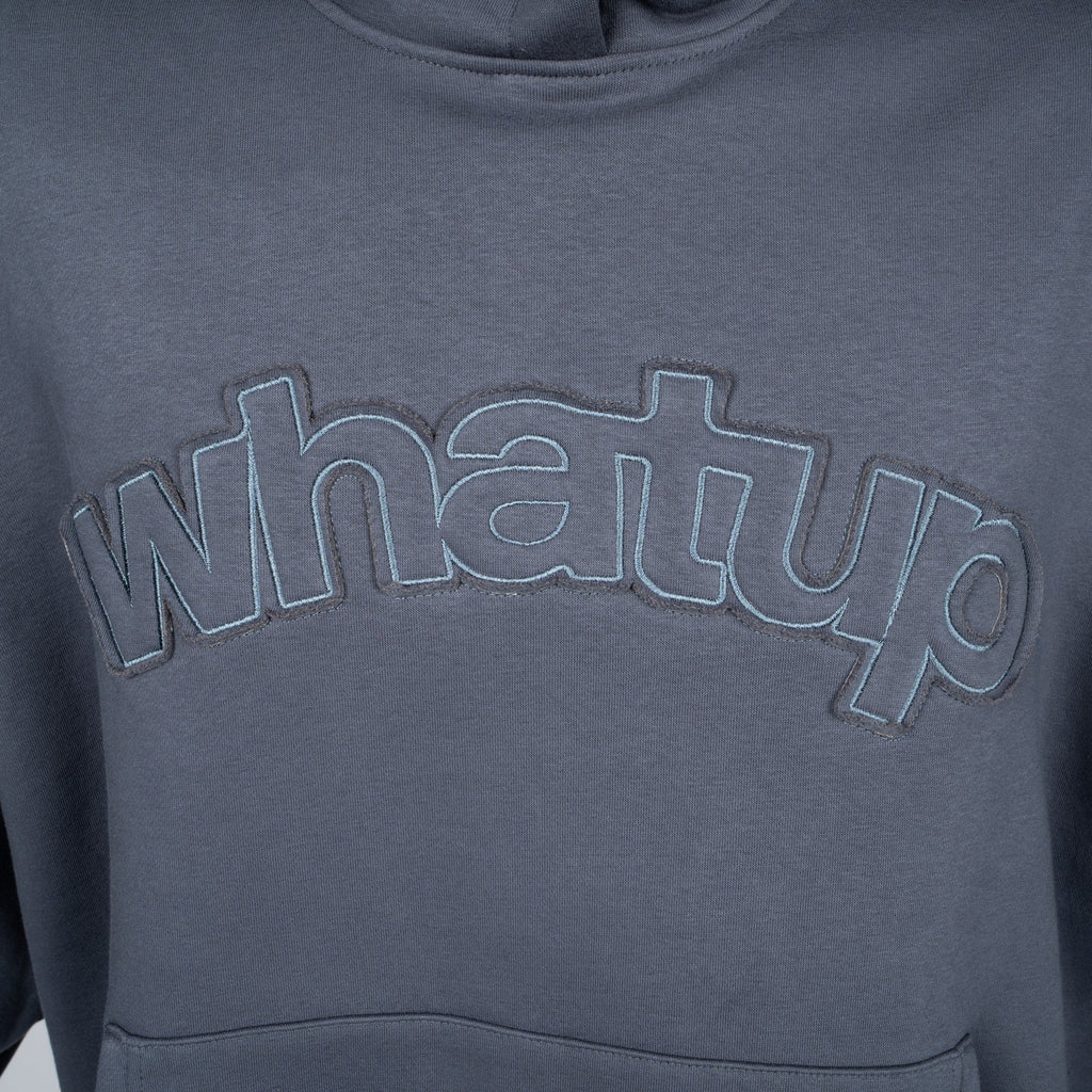 Polerón WhatUp Fabric Logo Blue