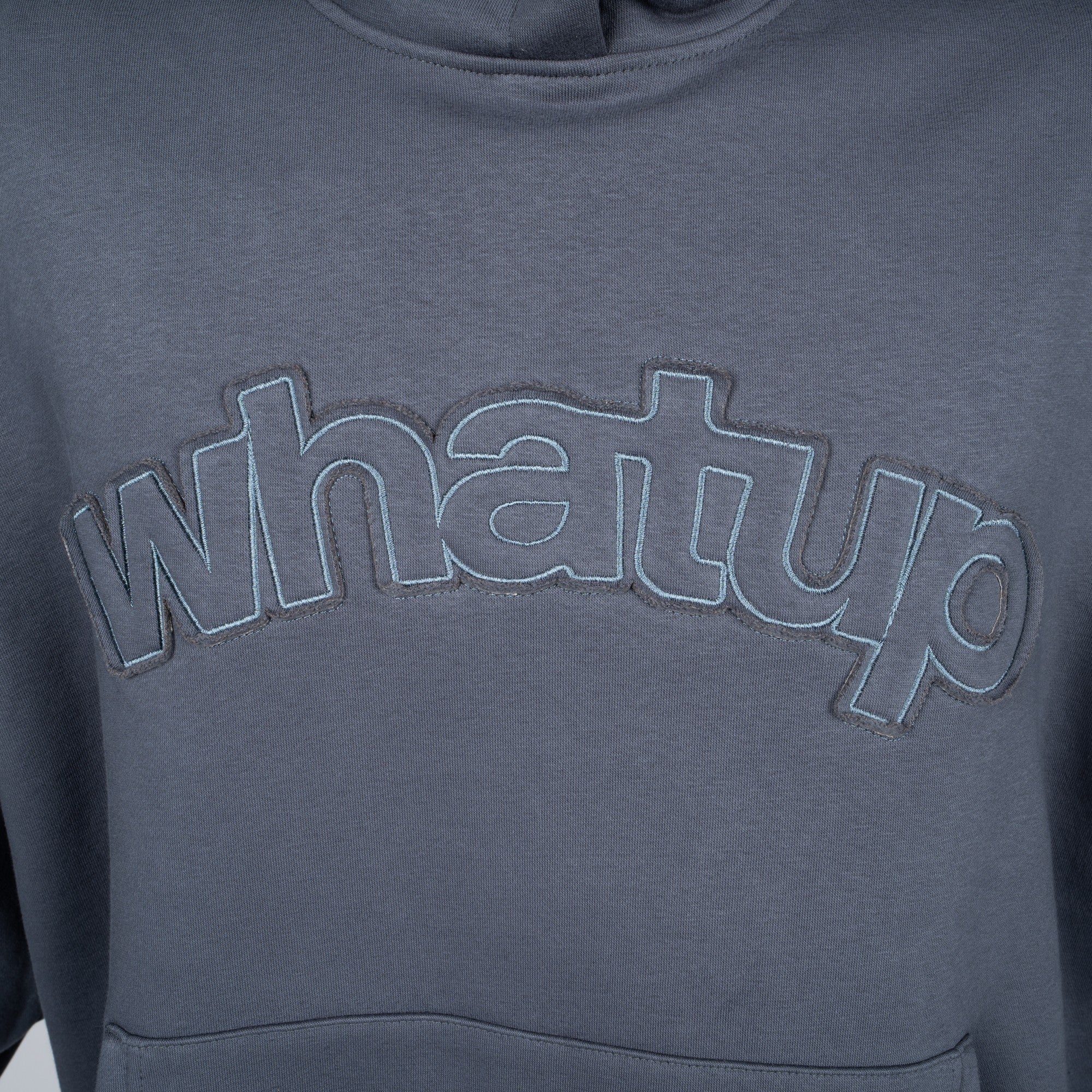 Polerón WhatUp Fabric Logo Blue