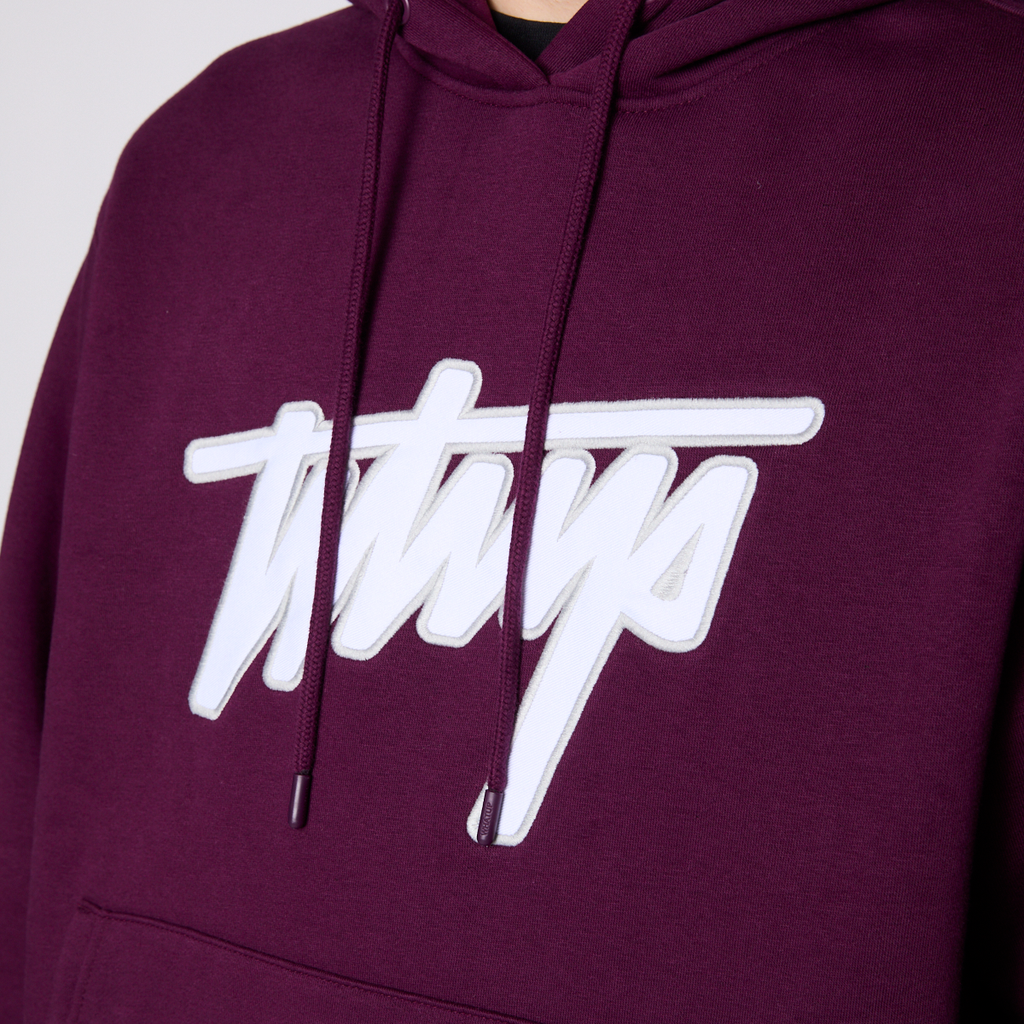 Polerón Whatup Hombre Hoodie Purple White