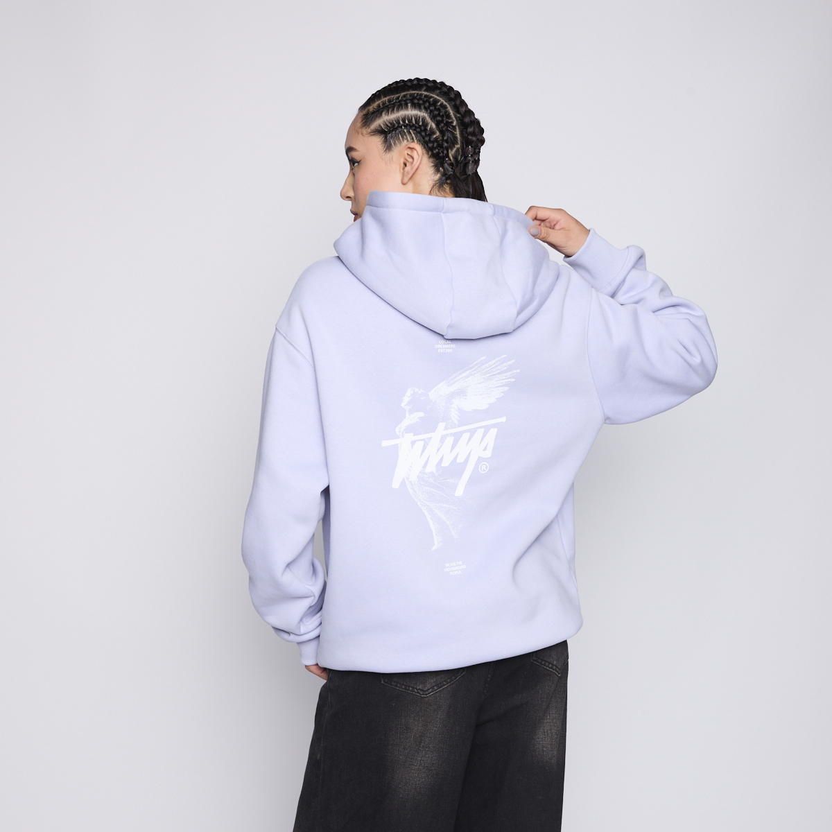 Polerón Whatup Hombre Hoodie Angel Purple