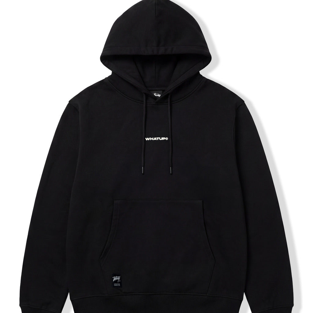 Polerón WhatUp Hoodie Black Logo