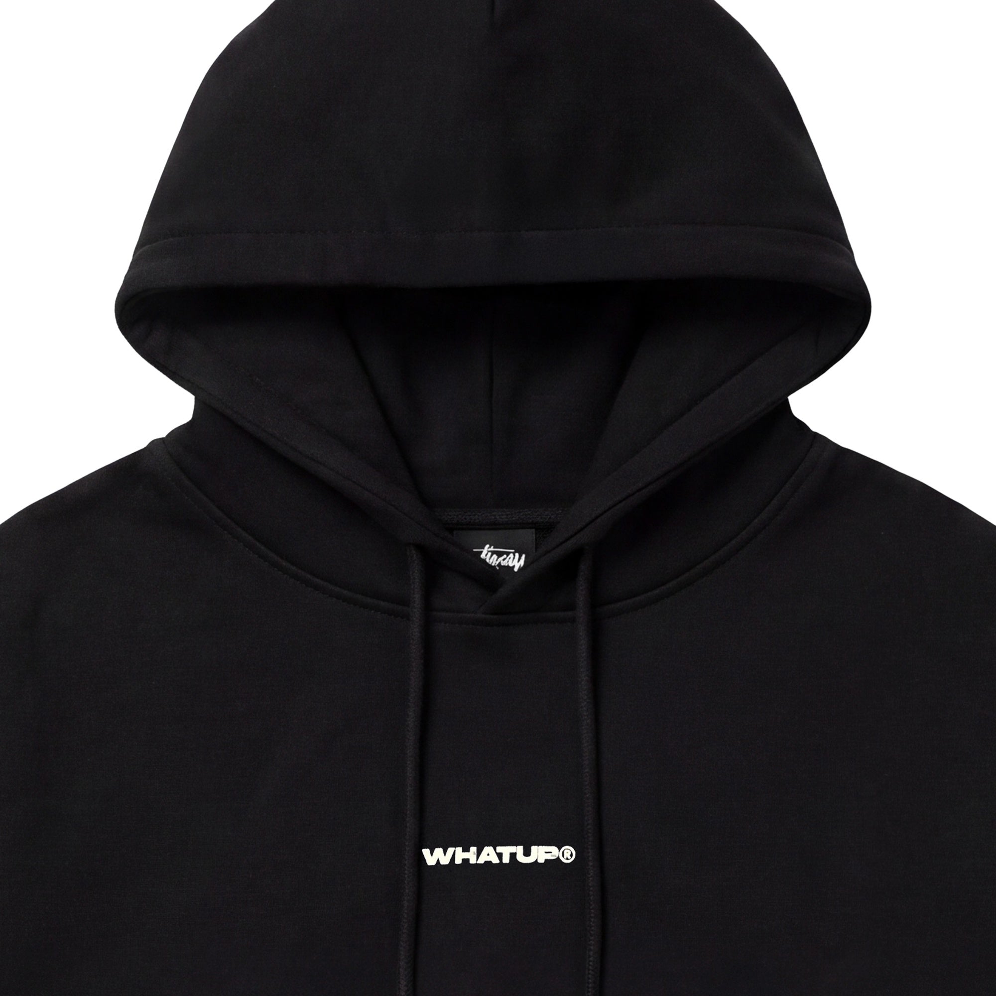 Polerón WhatUp Hoodie Black Logo