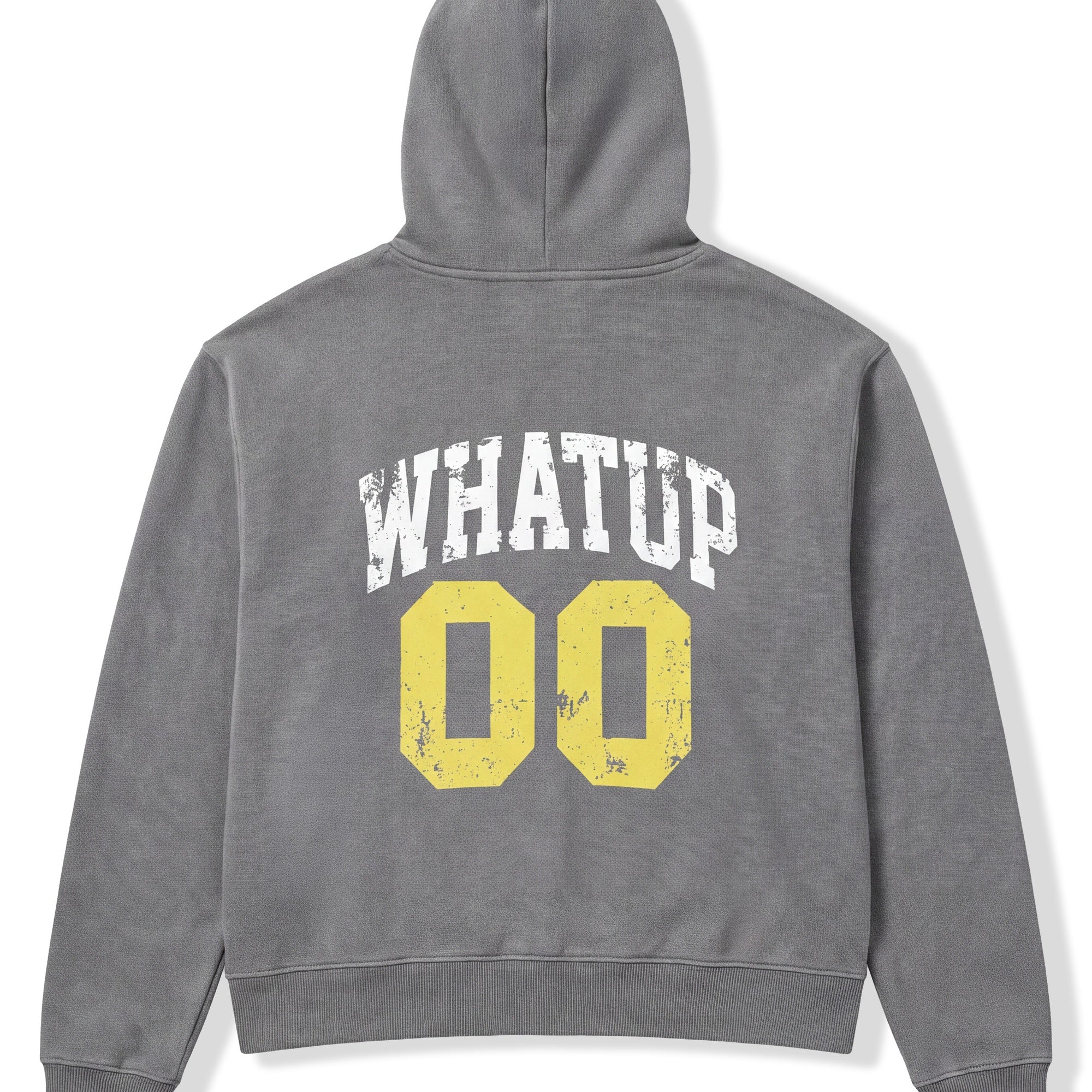 Polerón WhatUp Hoodie Grey Yellow
