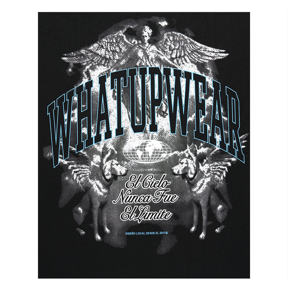 Polera Whatup "El Cielo Nunca fue el Limite" Black