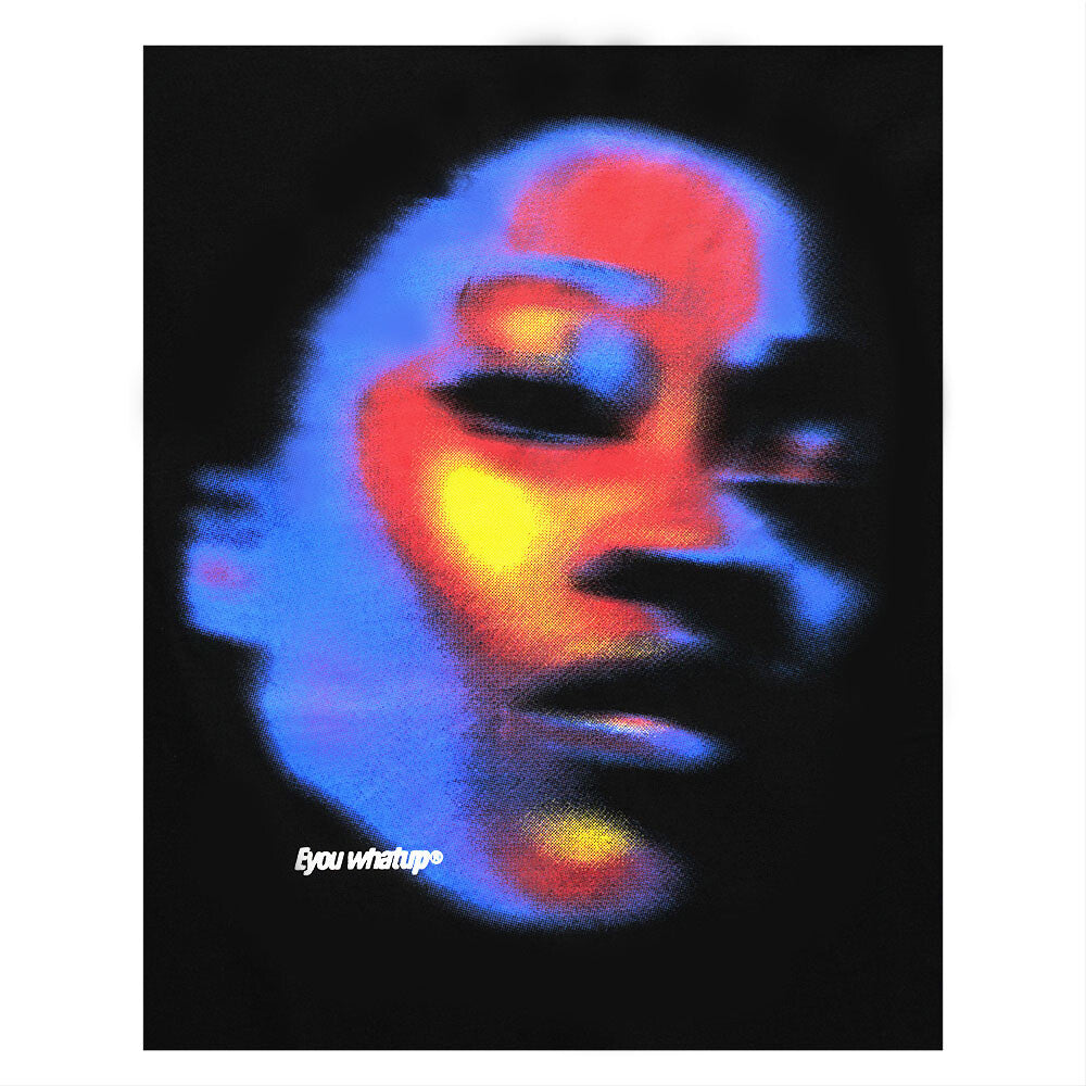 Polera Whatup Heat Map Face Black