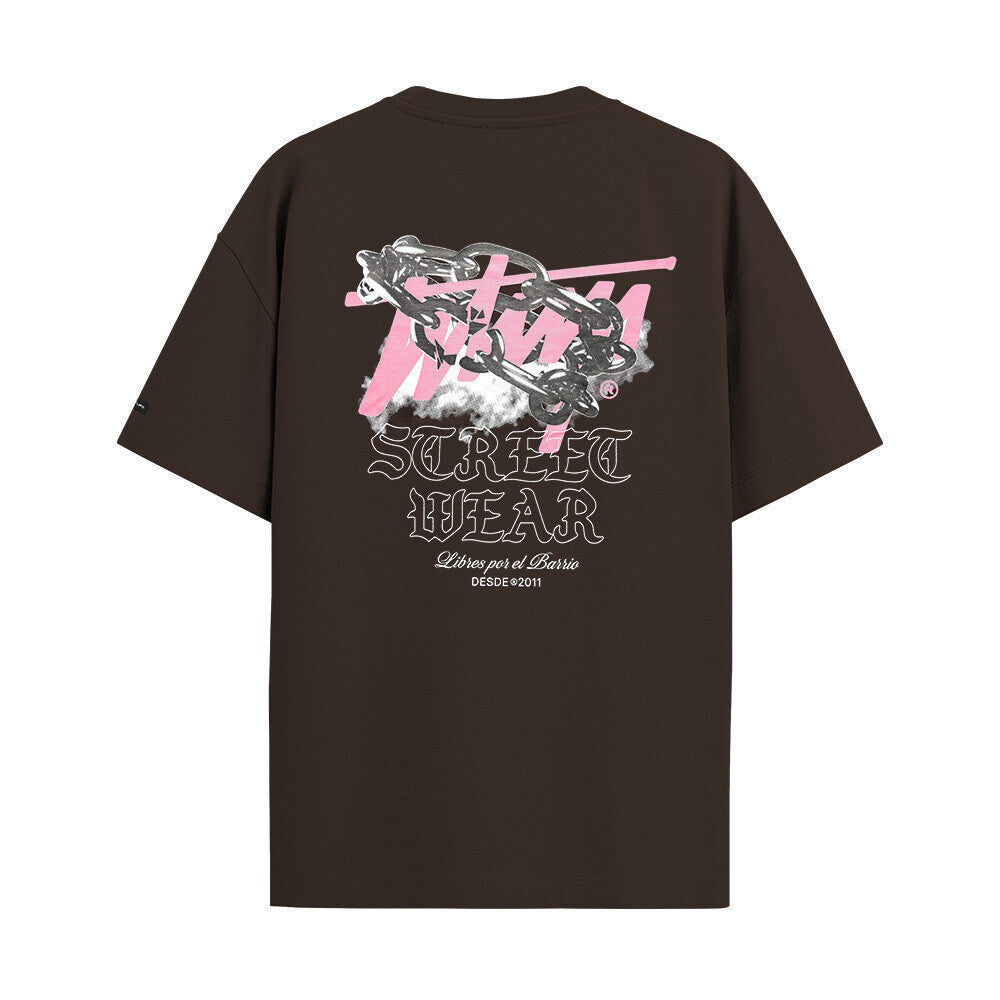 Polera Whatup Street Wear Since 2011 Brown