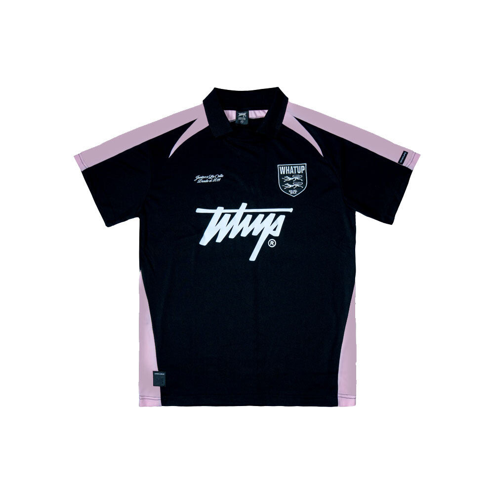Camiseta Men Whatup "Juntos por la Calle" Black Pink