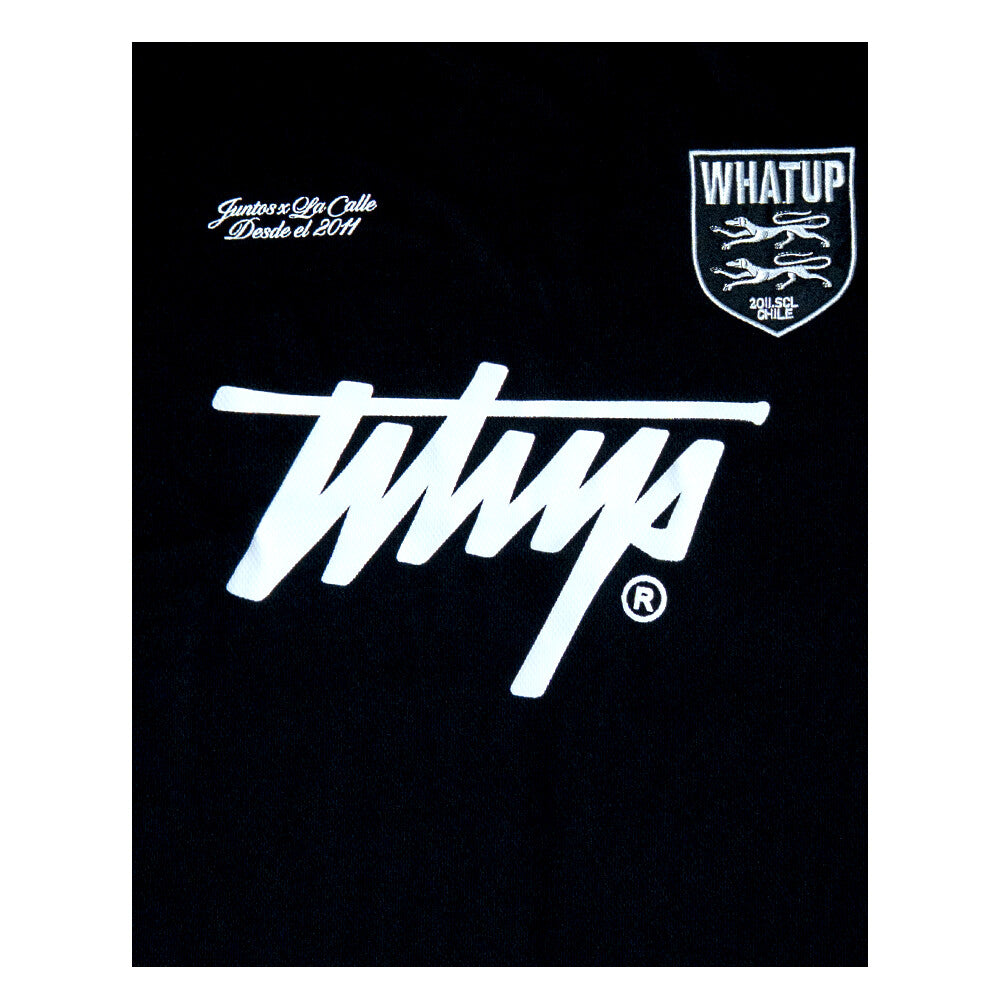 Camiseta Men Whatup "Juntos por la Calle" Black Pink