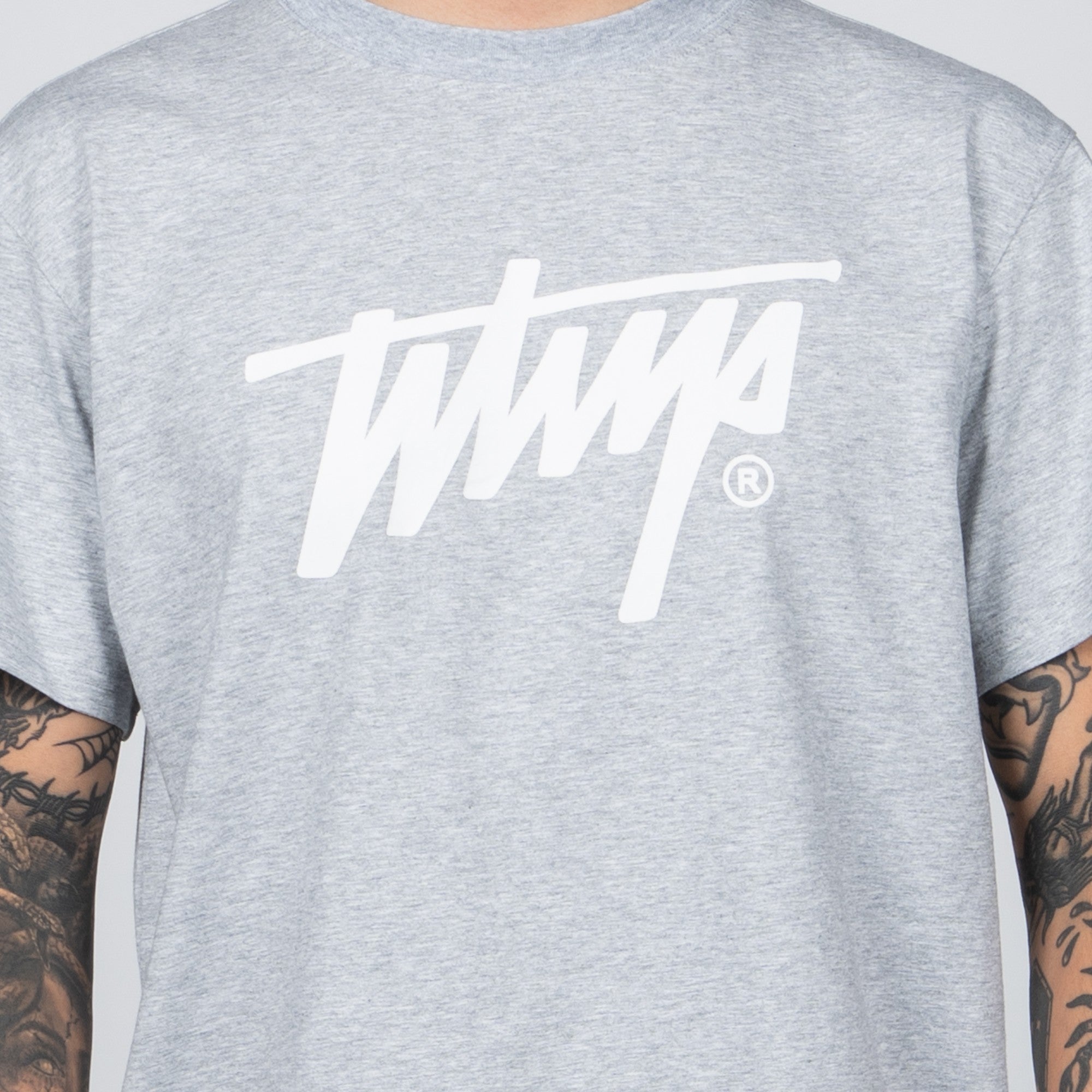 Polera WhatUp Classic Icon Grey White