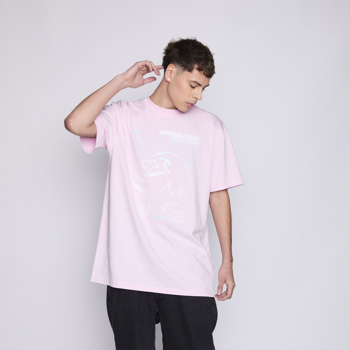 Polera Whatup Men Passion Pink