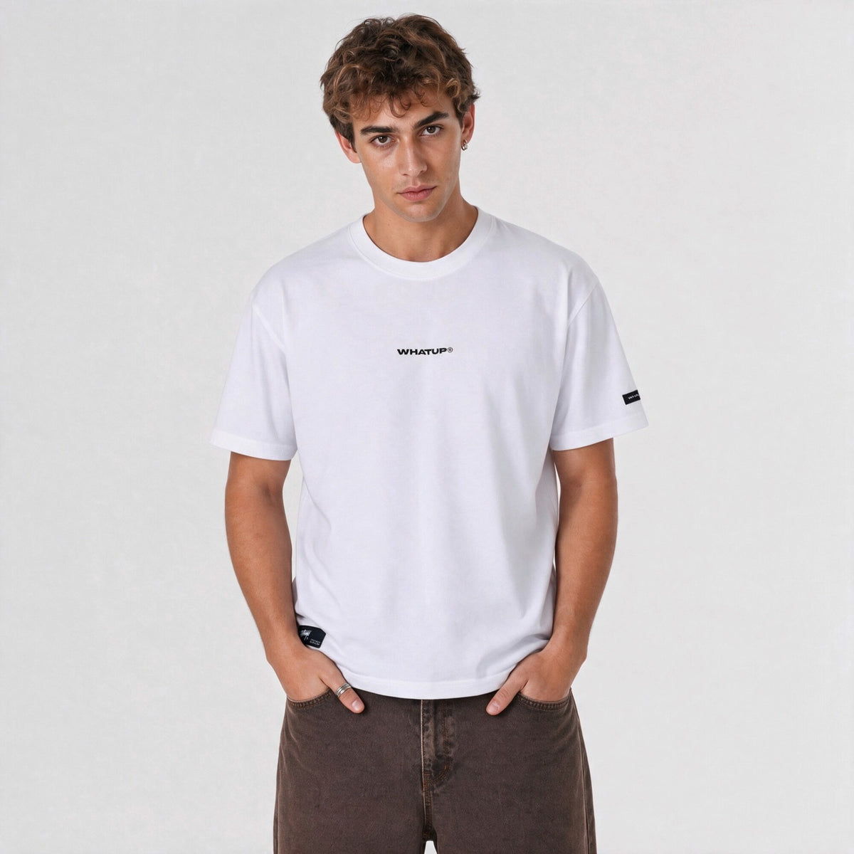 Polera Classic Logo Regular Blanco