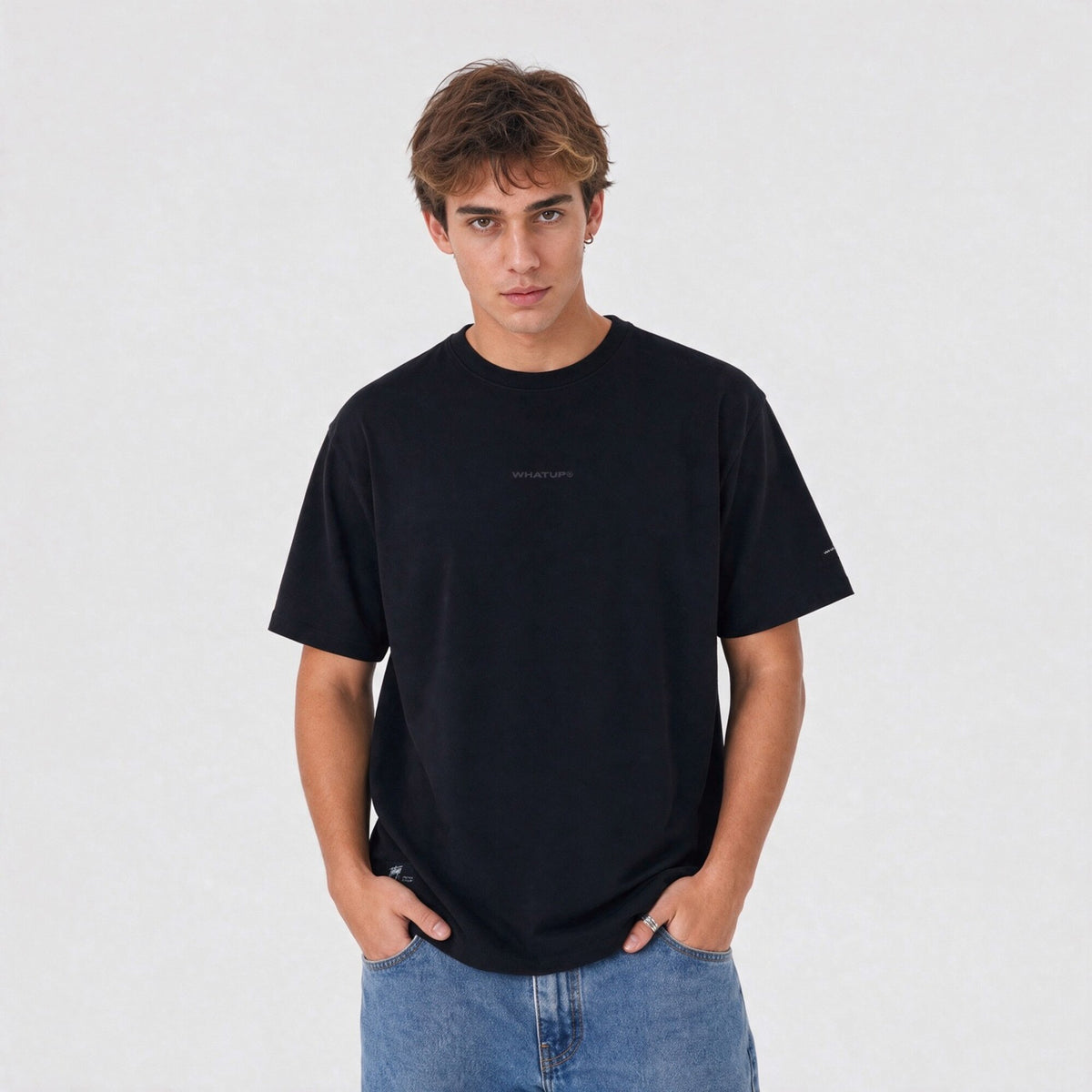 Polera Classic Logo Regular Negro