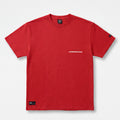 Polera WhatUp Men Boxy Red Logo White