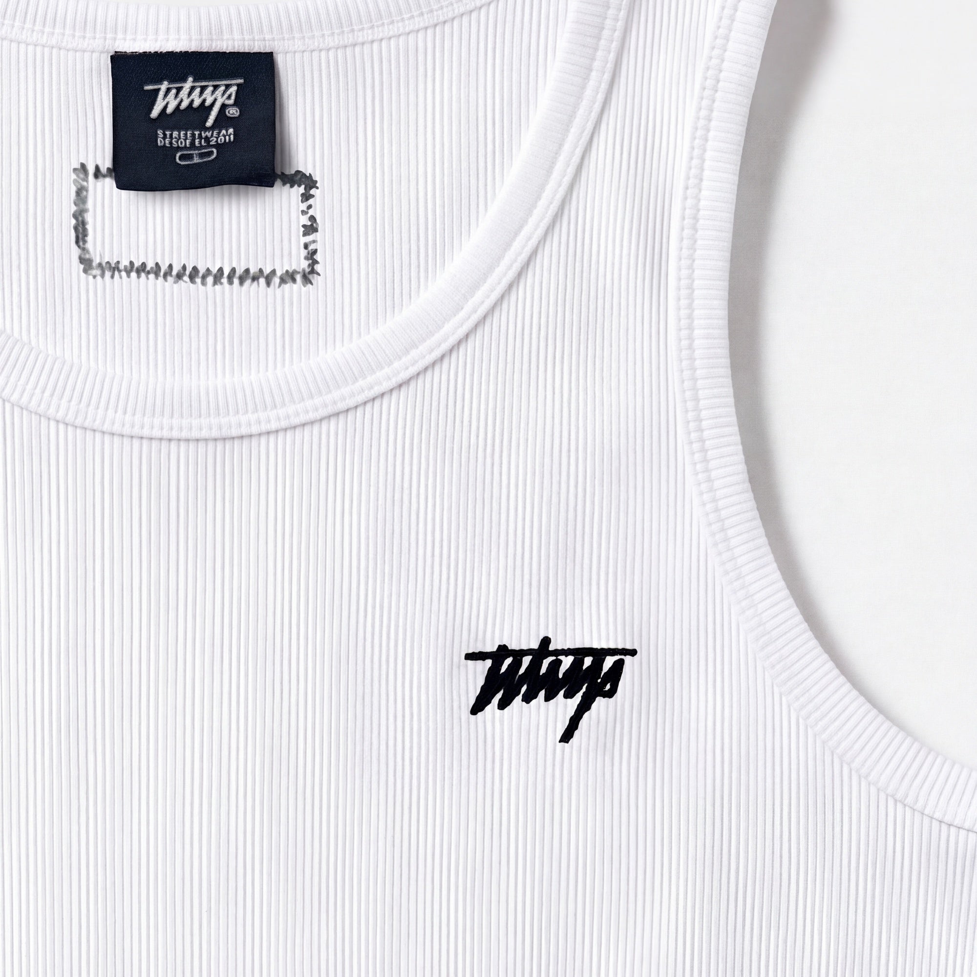 Polera WhatUp Men Tank White