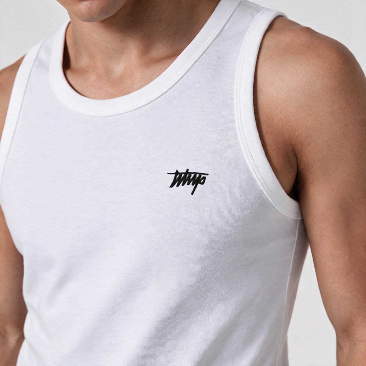 Polera Tank Ajustada Blanco