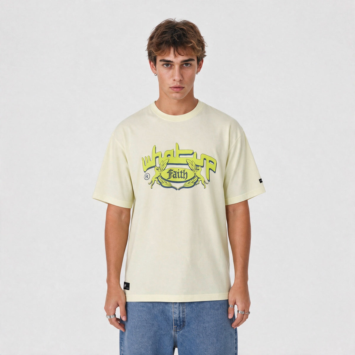 Polera Oversize Box Faith Beige