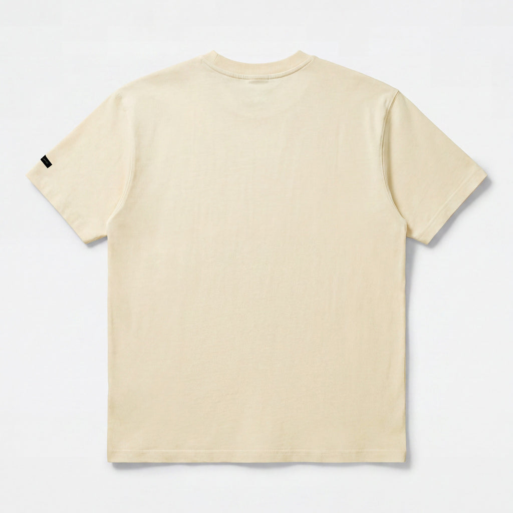 Polera WhatUp Men Oversize Faith Sand Yellow
