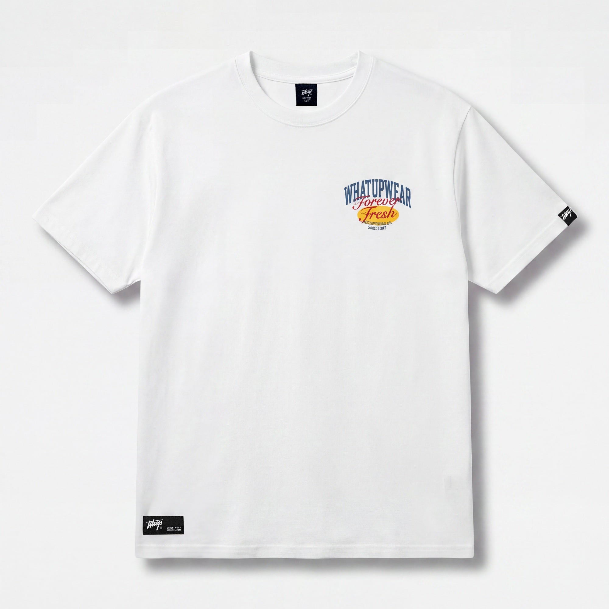 Polera WhatUp Men Oversize Forever Fresh White