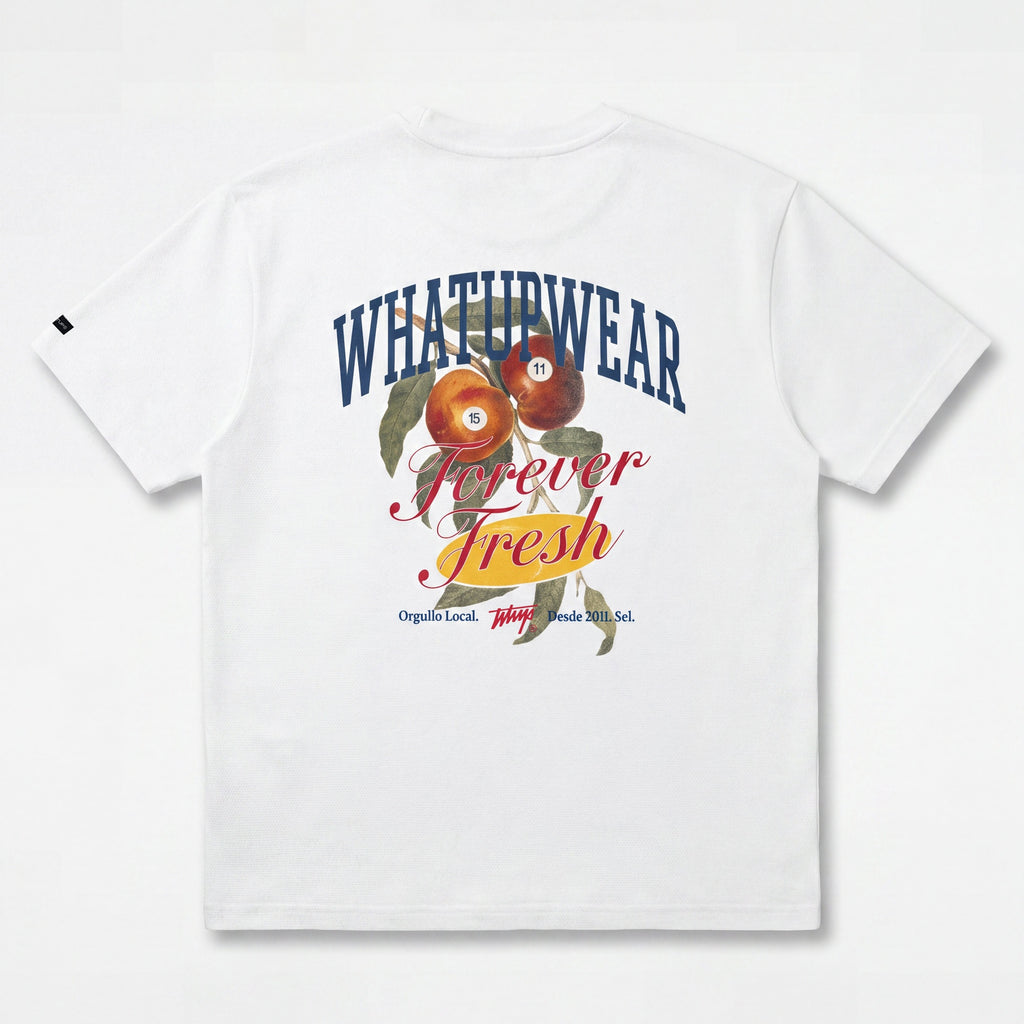 Polera WhatUp Men Oversize Forever Fresh White