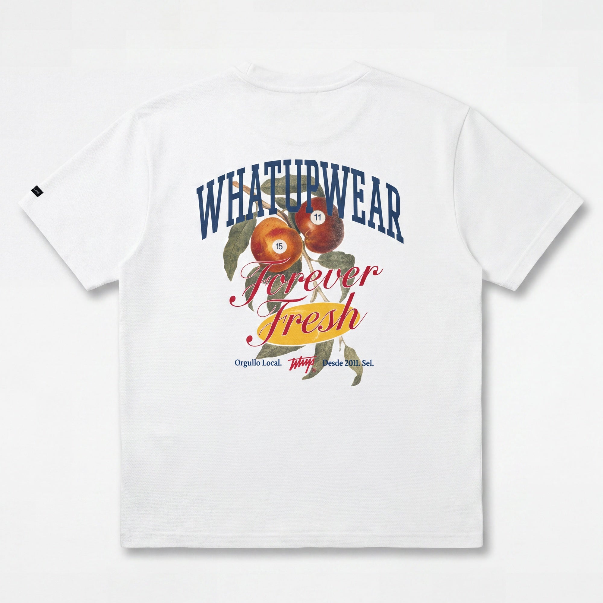 Polera WhatUp Men Oversize Forever Fresh White