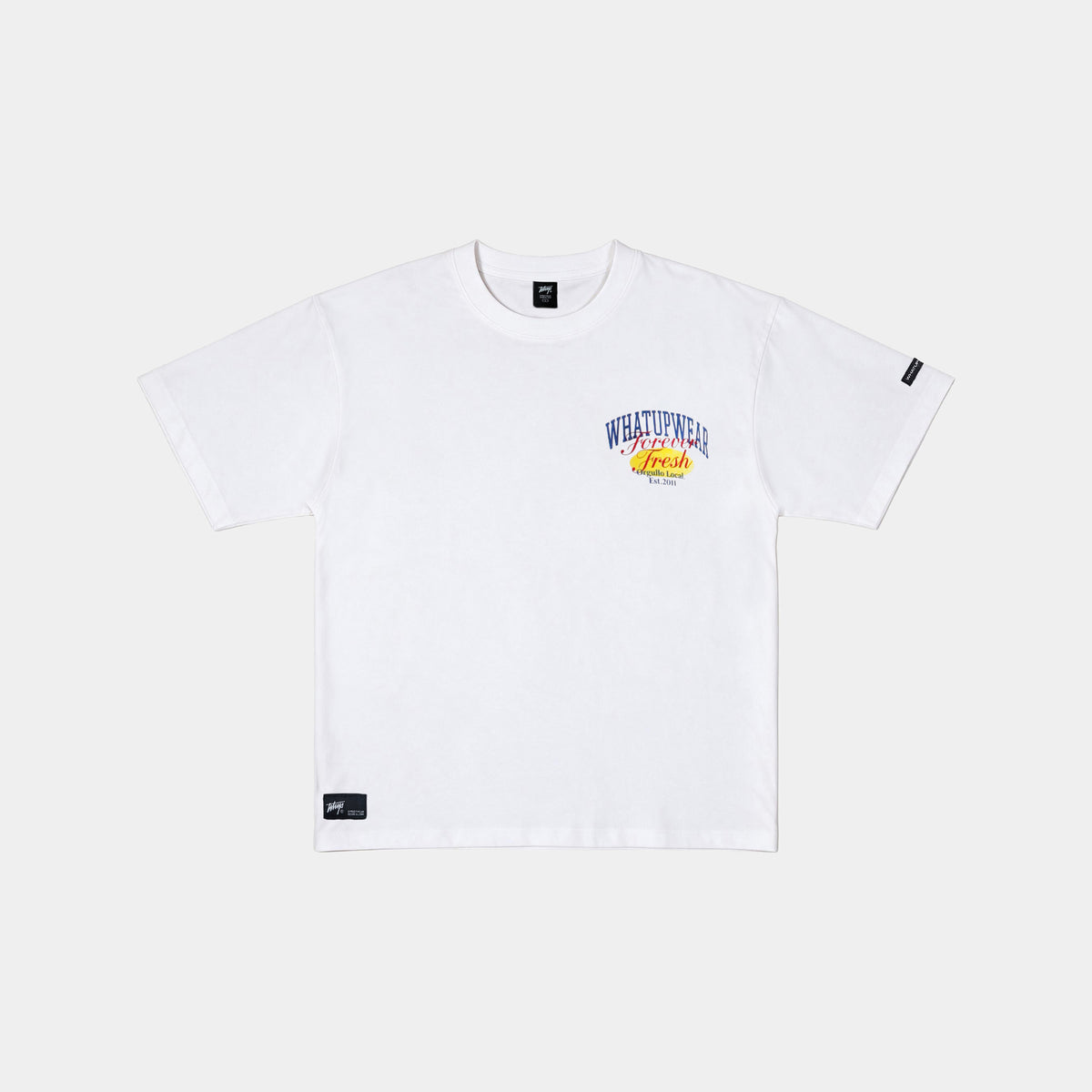 Polera Oversize Box Forever Fresh Blanco