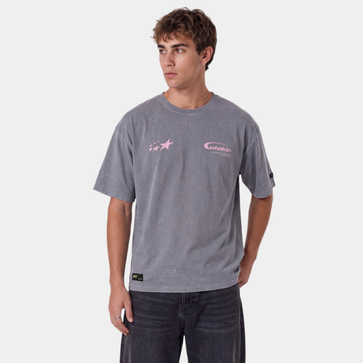 Polera Oversize Box True Society Gris