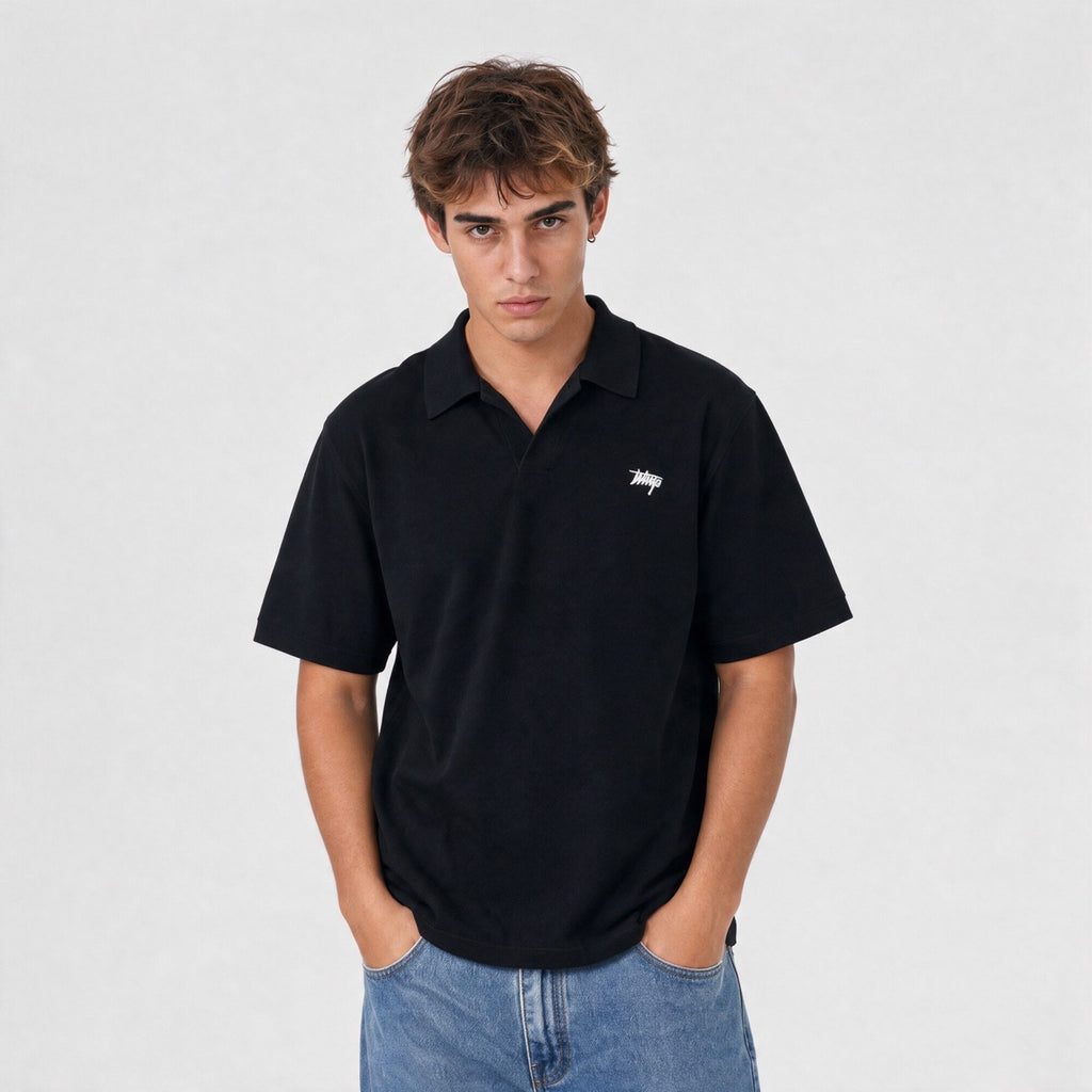 Polera Knitted Regular Negro
