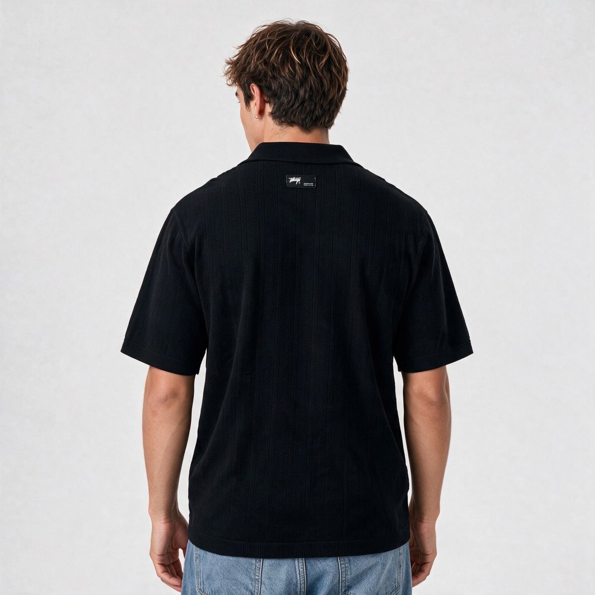 Polera Knitted Regular Negro