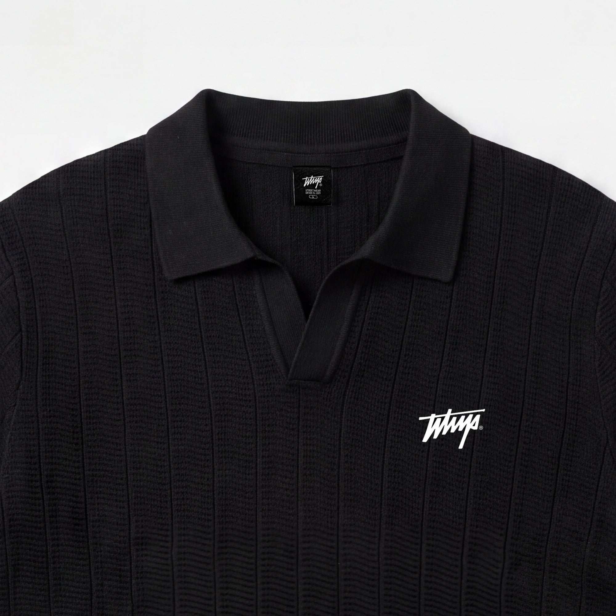 Polera WhatUp Men Knitted Black