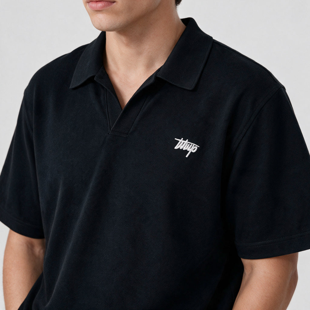 Polera Knitted Regular Negro