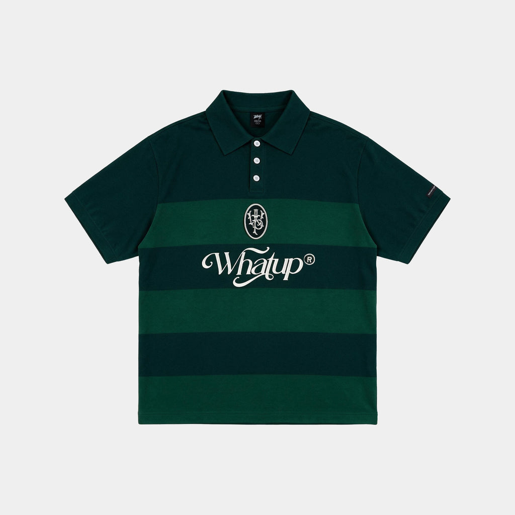 Polera Blockcore Knitted Regular Verde y Blanco