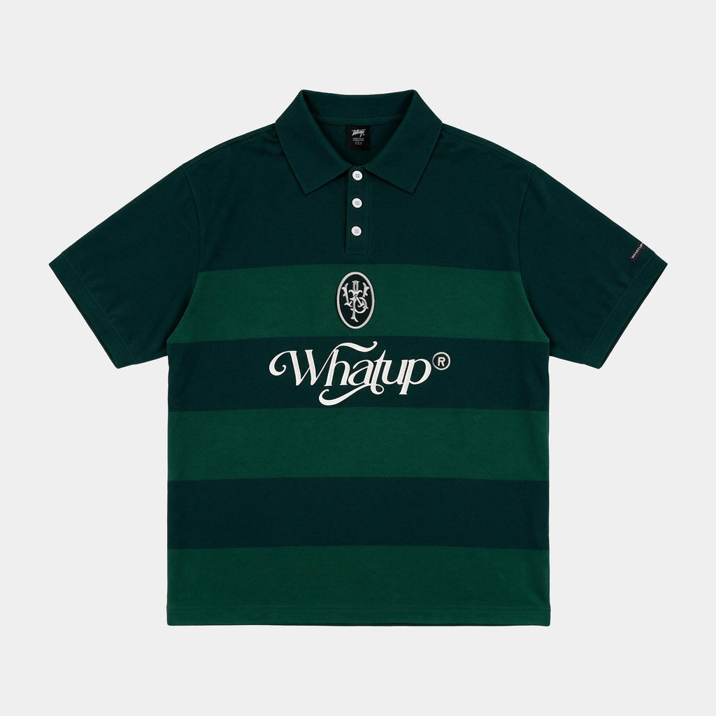 Polera Blockcore Knitted Regular Verde y Blanco