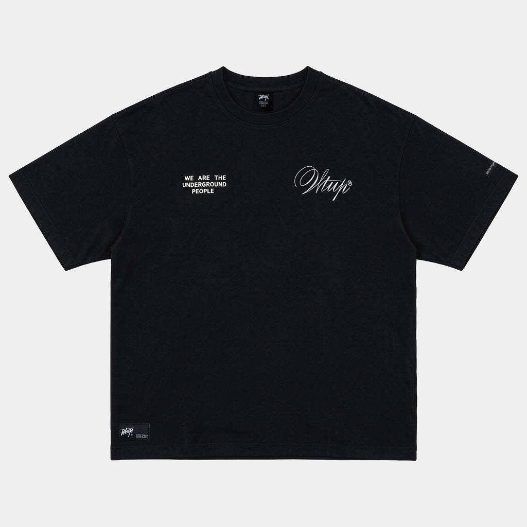 Polera Oversize Box Creatives From The Under Negro