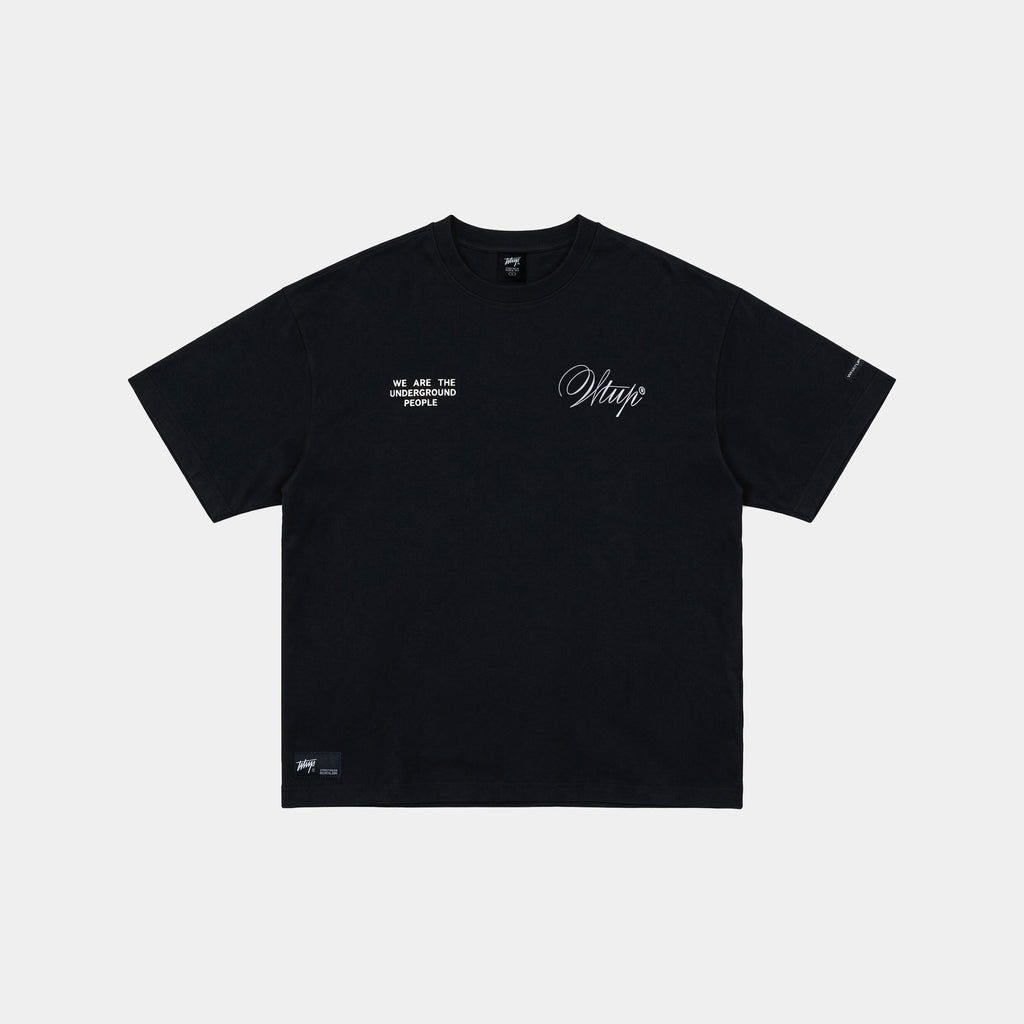 Polera Oversize Box Creatives From The Under Negro