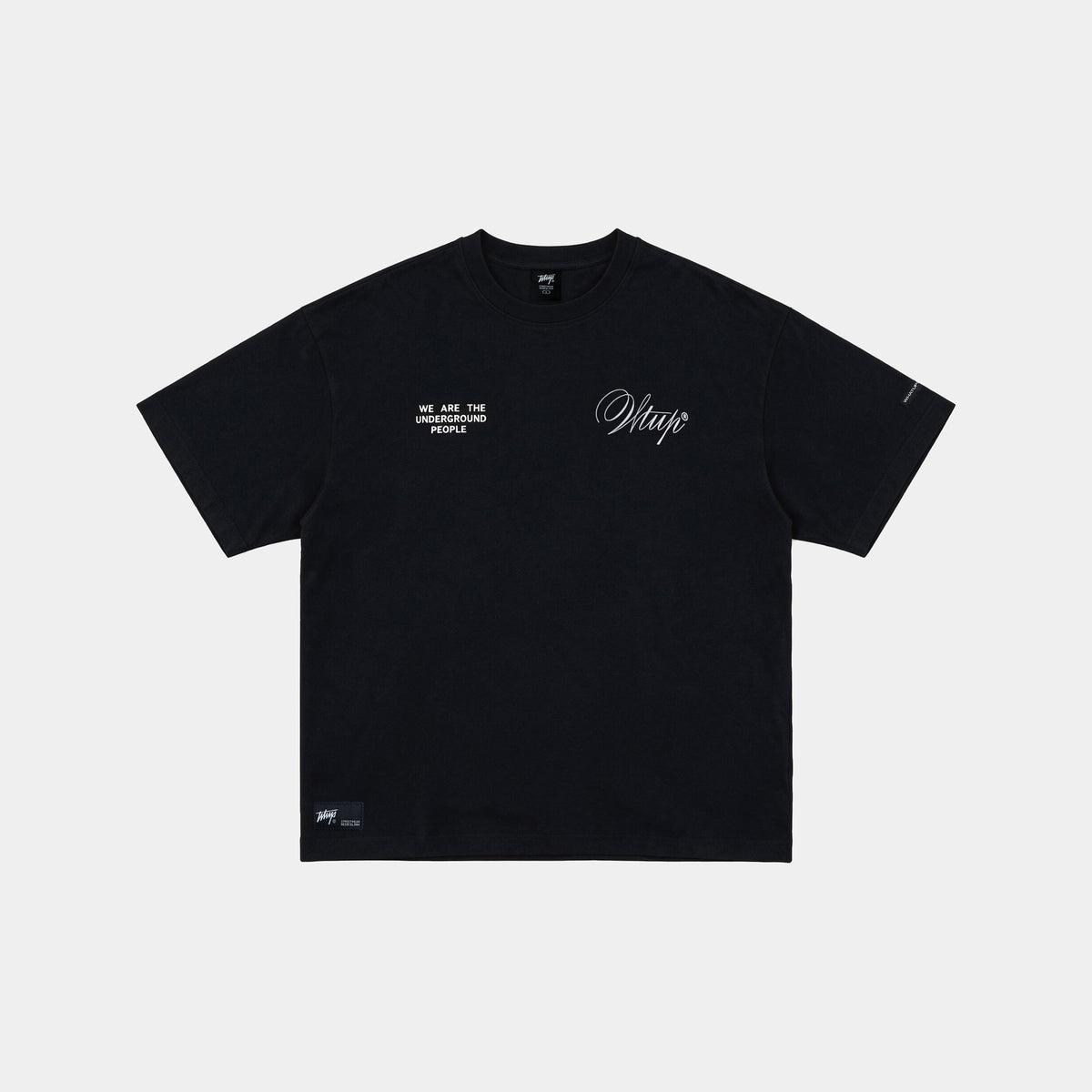 Polera Oversize Box Creatives From The Under Negro