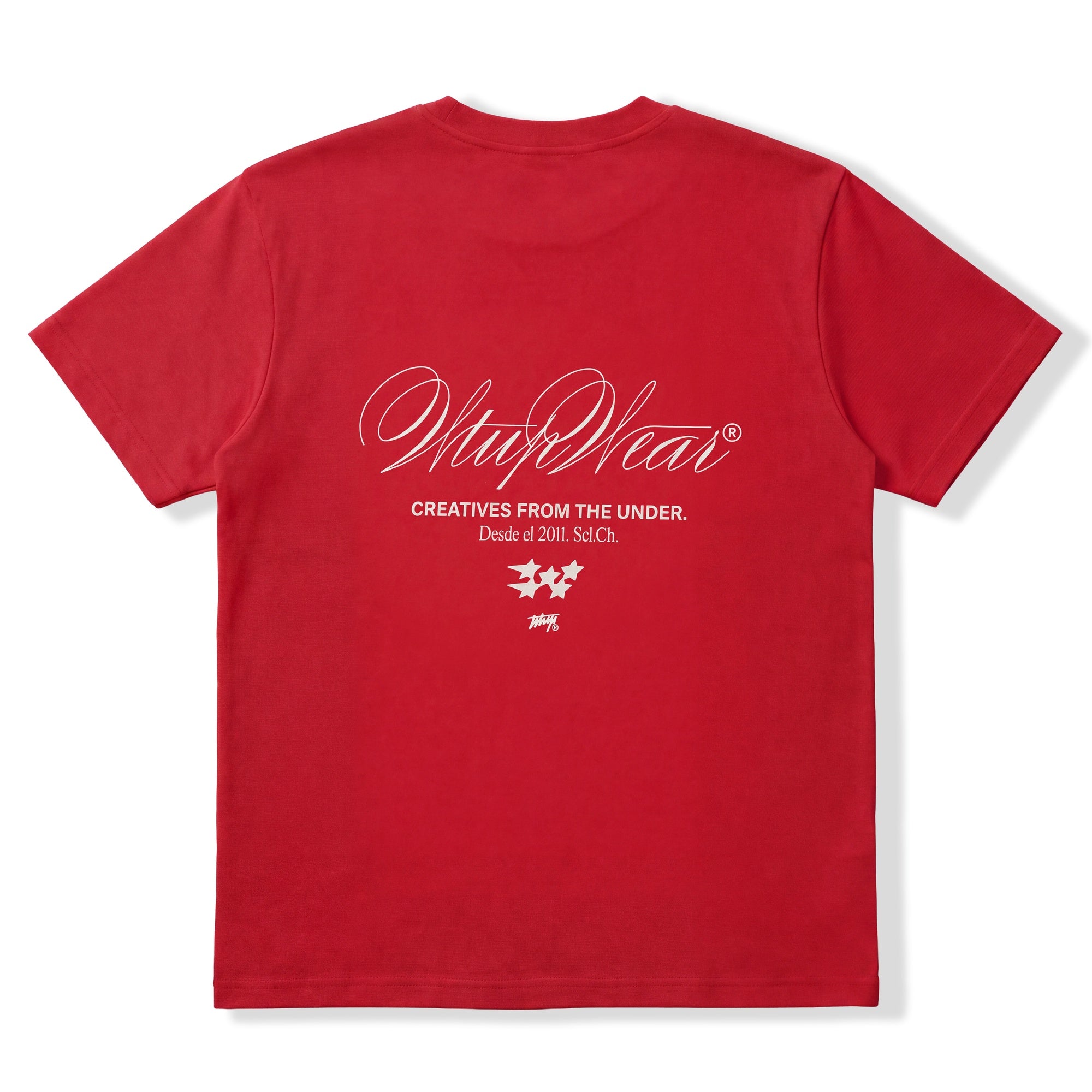 Polera WhatUp Men Oversize Creatives From The Under Red