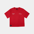 Polera Oversize Box Creatives From The Under Rojo