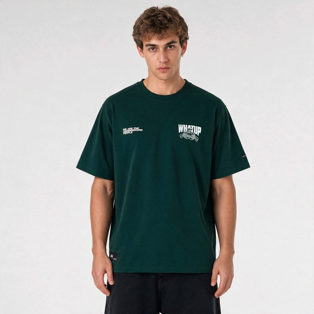 Polera Oversize Box Dreamers Verde