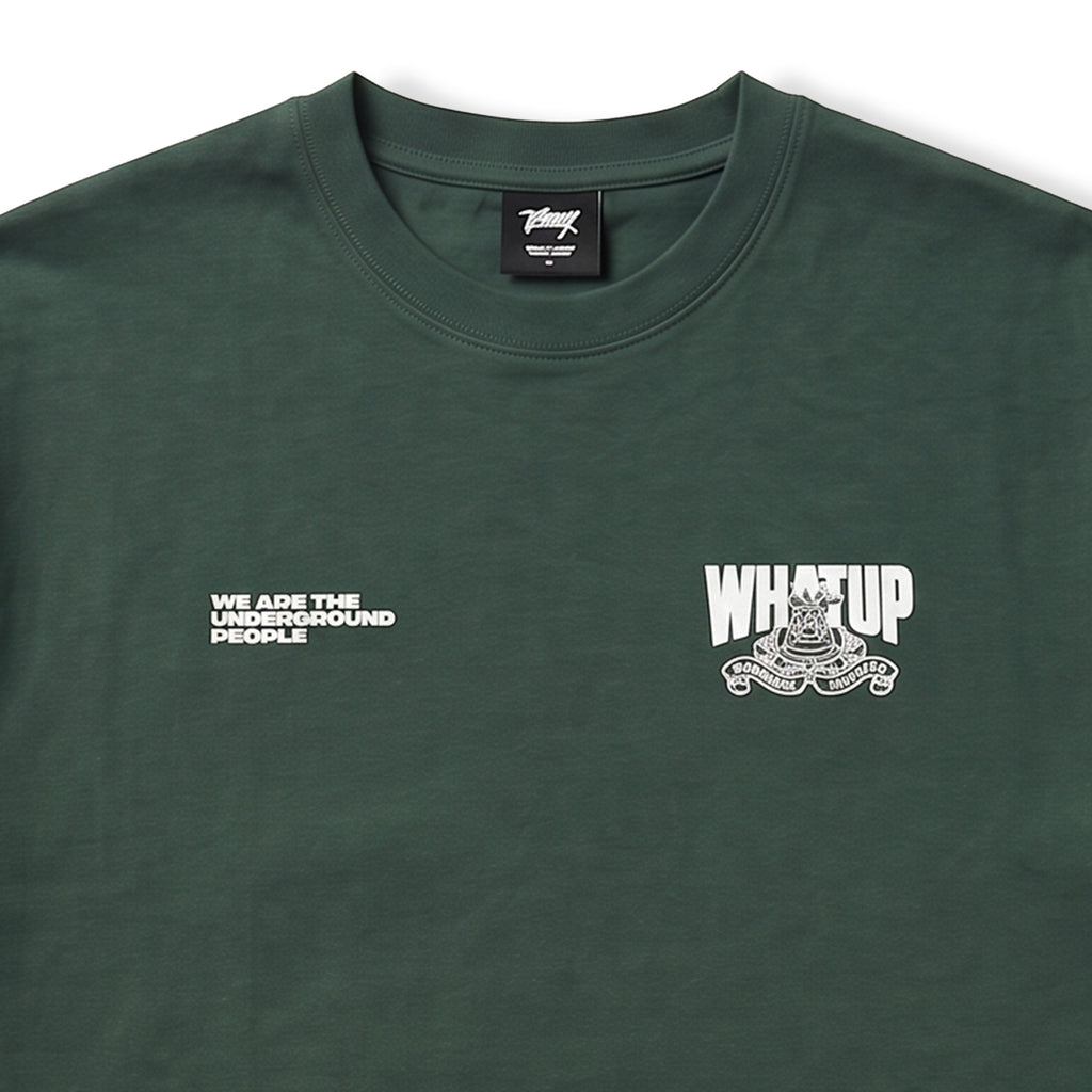 Polera WhatUp Men Oversize Dreamers Green