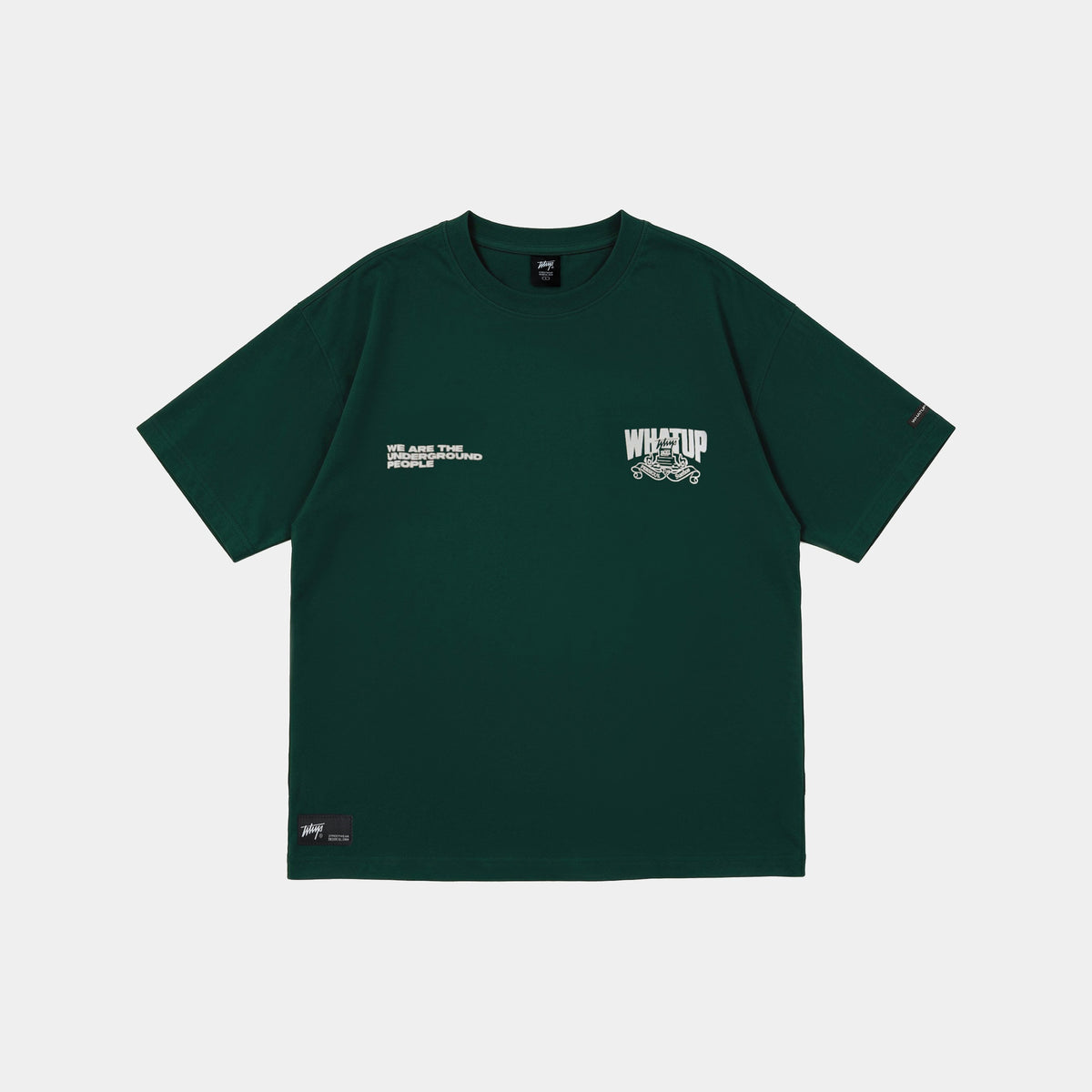 Polera Oversize Box Dreamers Verde