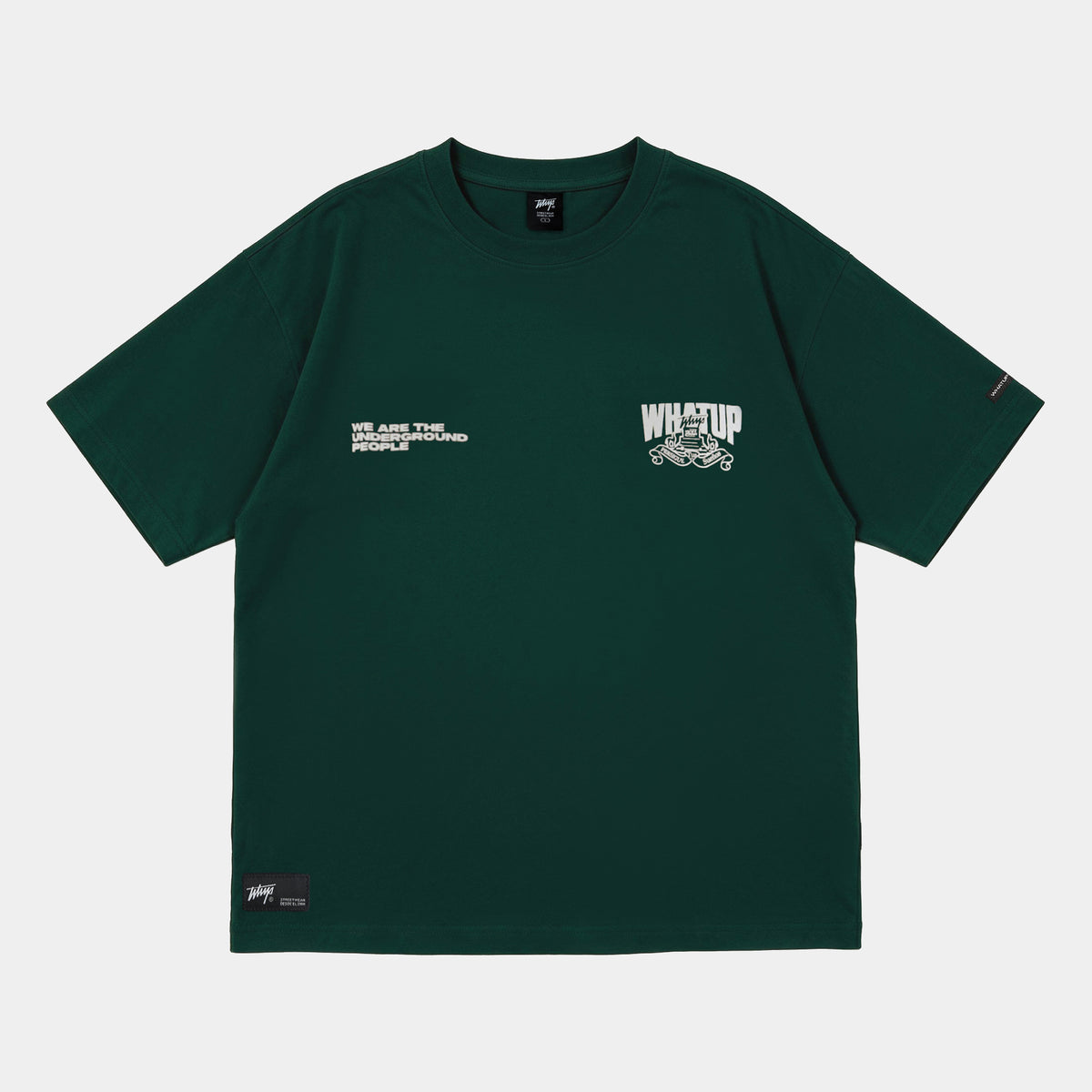 Polera Oversize Box Dreamers Verde