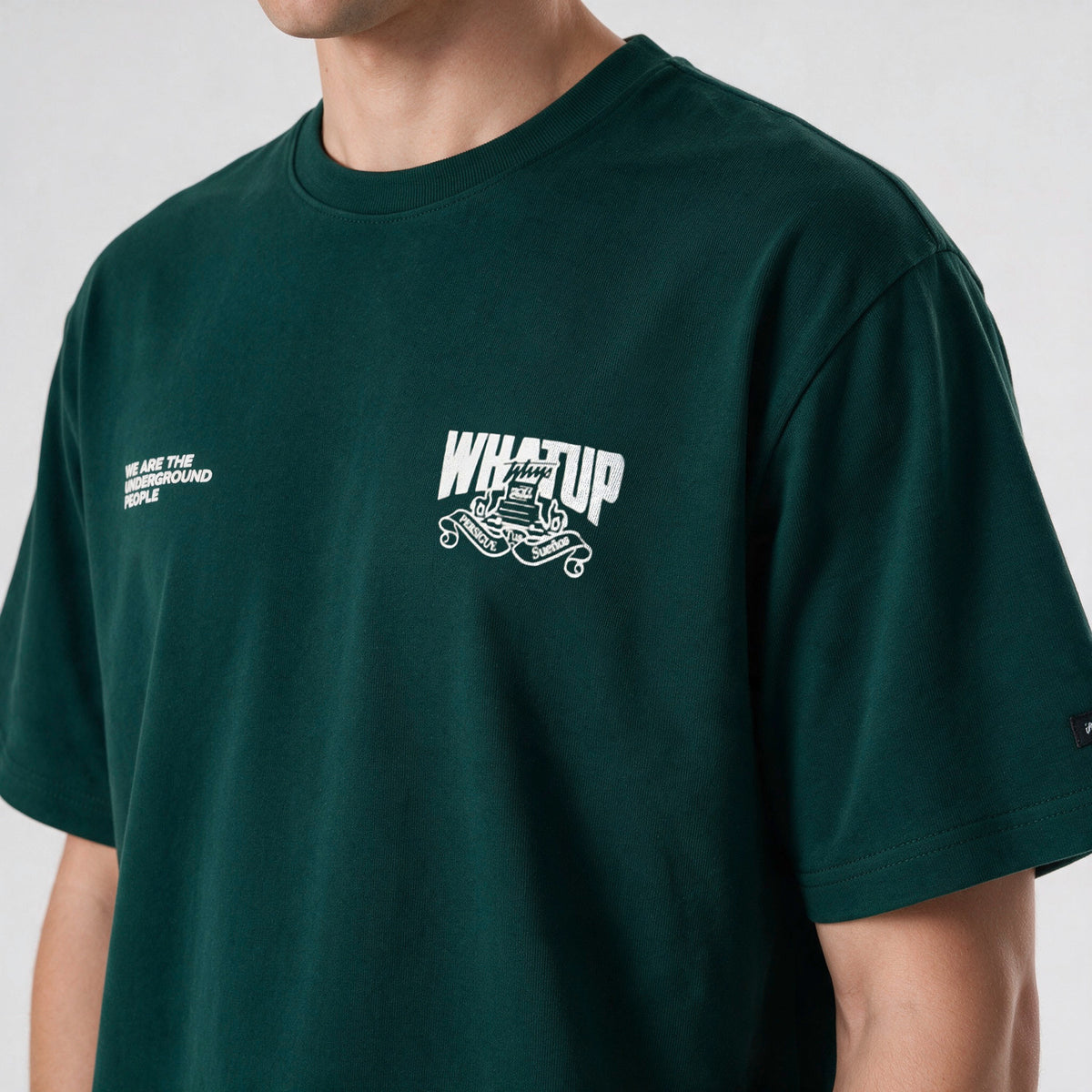Polera Oversize Box Dreamers Verde