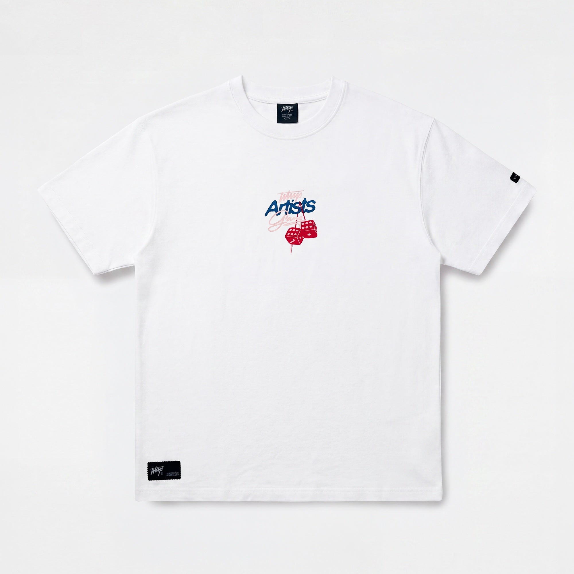 Polera WhatUp Men Oversize Artists Gang White