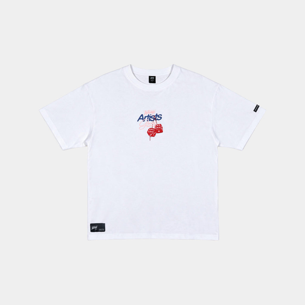 Polera Oversize Box Artists Gang Blanco