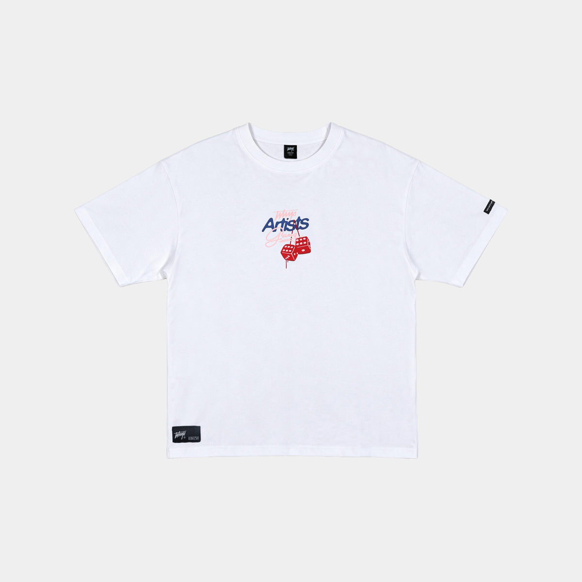 Polera Oversize Box Artists Gang Blanco