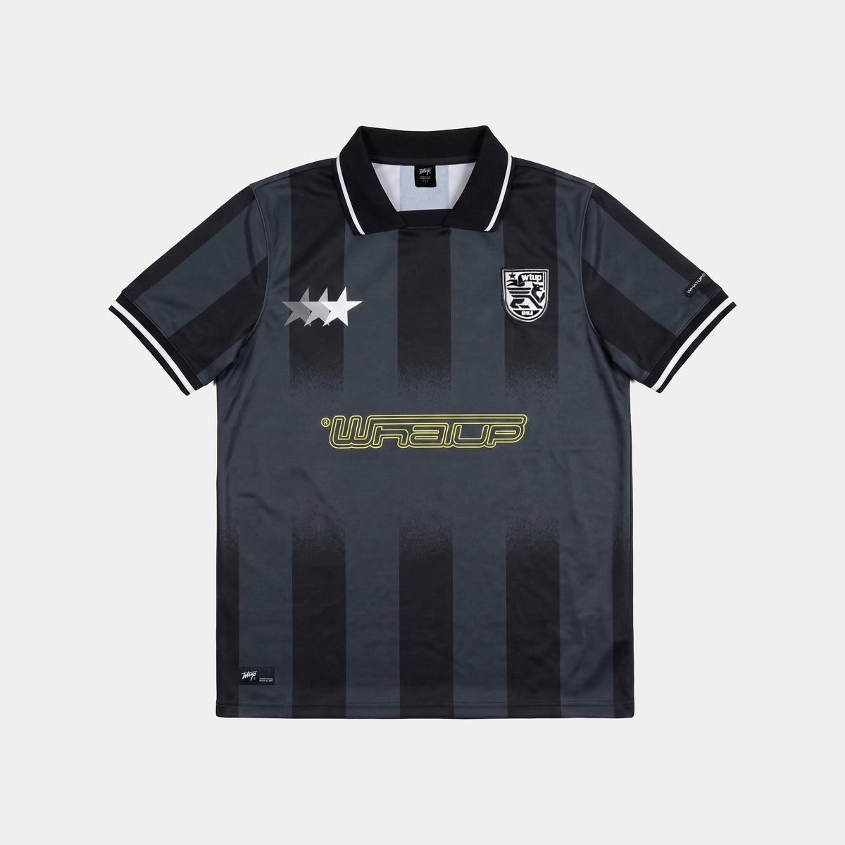 Polera Blockcore 10 Regular Negro y Gris