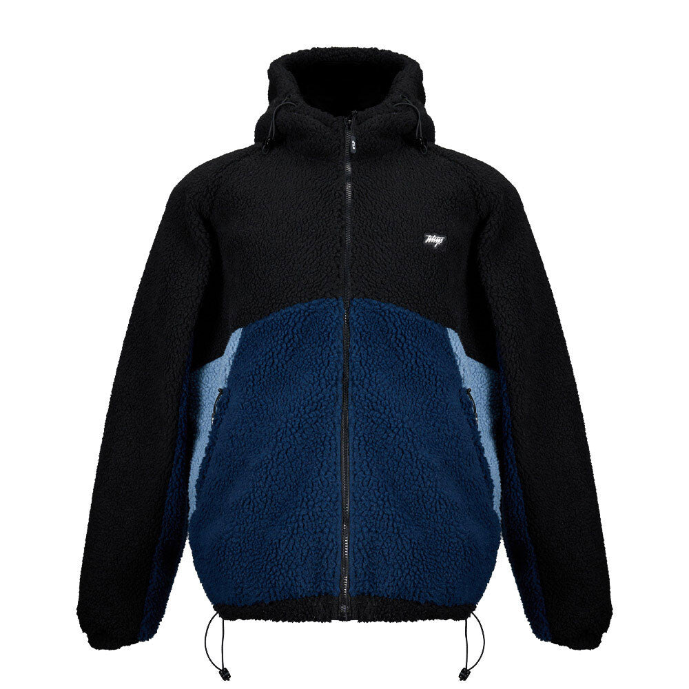 Sherpa Whatup Men Full Zipper Black Blue