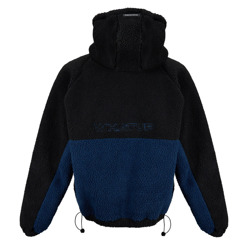 Sherpa Whatup Men Full Zipper Black Blue